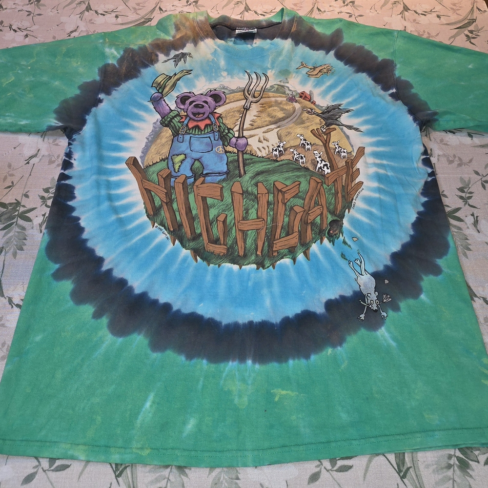 Liquid Blue Multicolor Tie-Dye Tee